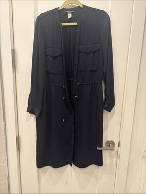 princess polly baby blue dress H&M | Dresses | Hm Blue Velvet Dress Long Sleeve Size 2 main image 1